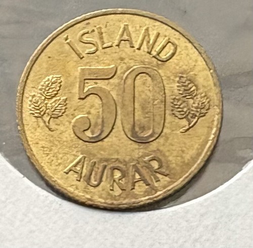 1969 Iceland 50 Aurar - Picture 2 of 2