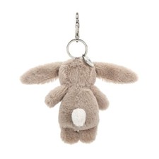 Jellycat Bashful Beige Bunny Bag Charm Tiny 3.5" Plush Lovey