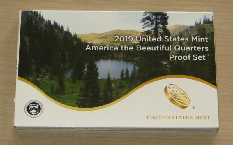 2019 mint Proof US America the Beautiful Quarters (PQ9) Set from U.S. Mint
