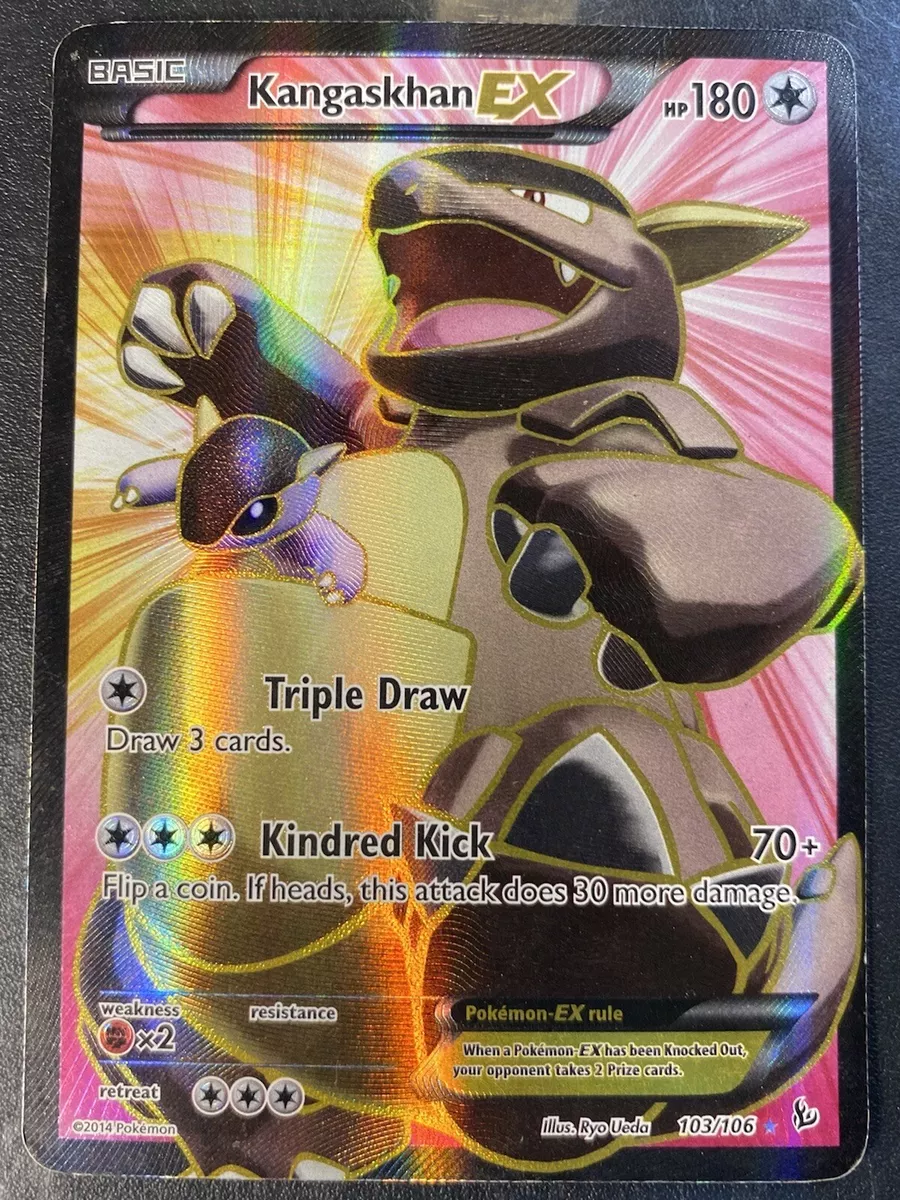 Kangaskhan EX 103/106 - Pokemon XY Flashfire Full Art Ultra Rare Card