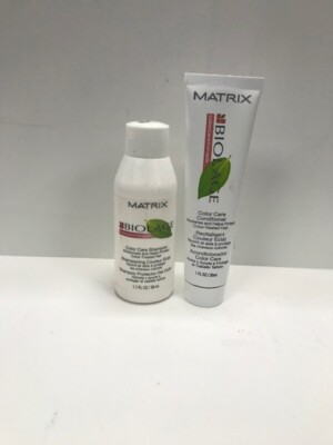 MATRIX BIOLAGE COLOR CARE SHAMPOO 1.7OZ & COLOR CARE CONDITIONER 1 OZ ~ NEW