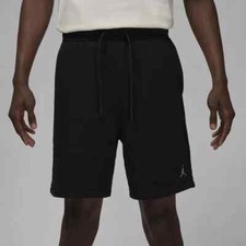 NWT 50 Jordan Nike Men  s Active Fleece Shorts FV7285-010 Black Size S