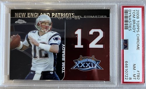 2008 Topps Chrome Dynasties Tom Brady #TB2 card
