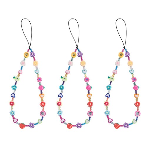 Set of 3 Handy Kette Damen Gurt Für Telefon Handy-Lanyard Aus Dickem Seil - 第 2/12 張圖片