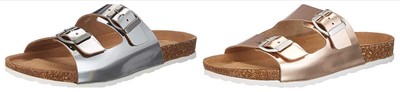MARCO TOZZI Damen 27405 Pantolette Sandale Sandalette Hauschuh Party Glanz SALE