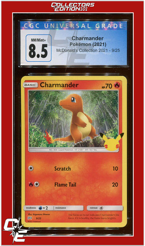 Charmander graded CGC 8.5 for sale on eBay