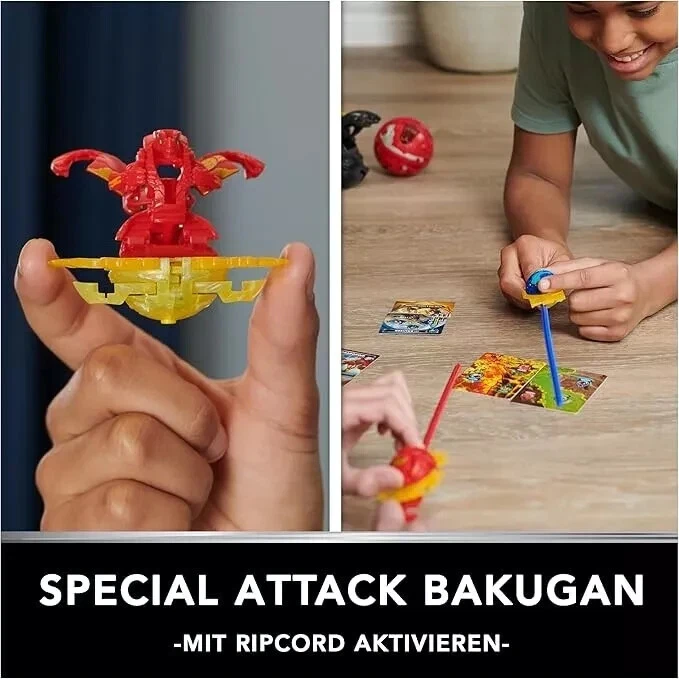 BAKUGAN Starter 3-Pack, Special Attack Dragonoid, Nillious, Hammerhead New - Image 3 of 4