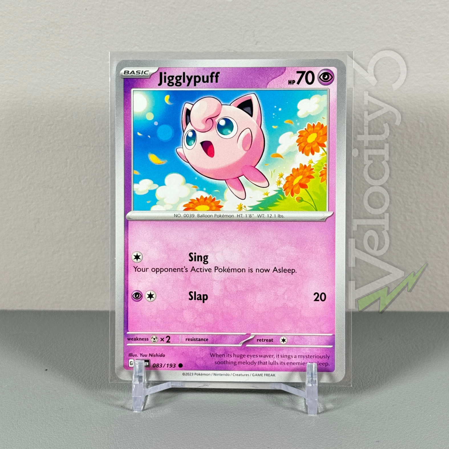 Pokemon TCG Card: JIGGLYPUFF 83/193 | Common | Paldea Evolved | NM/Mint