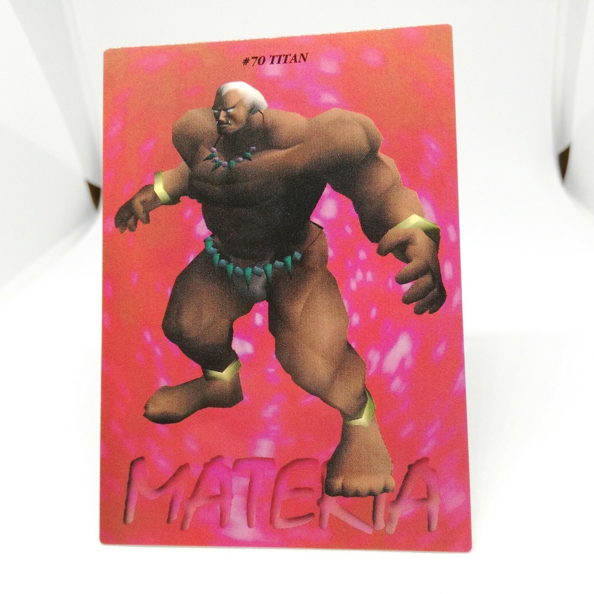 Titan No.70 Final Fantasy Ⅶ Card Dass Masters 1STedition JAPAN