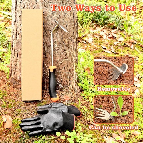 Weeding tool, portable garden weeding tool with rubber handle - Picture 11 of 12