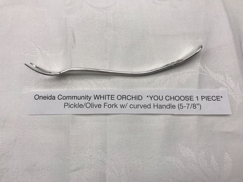 Oneida WHITE ORCHID Silverware 1953 Silver Plate Flatware CHOICE (#17-2383) - Picture 140 of 187