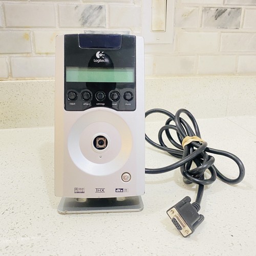 Logitech Z-5500 THX Speaker System Control Unit Pod Missing Volume Knob Read…