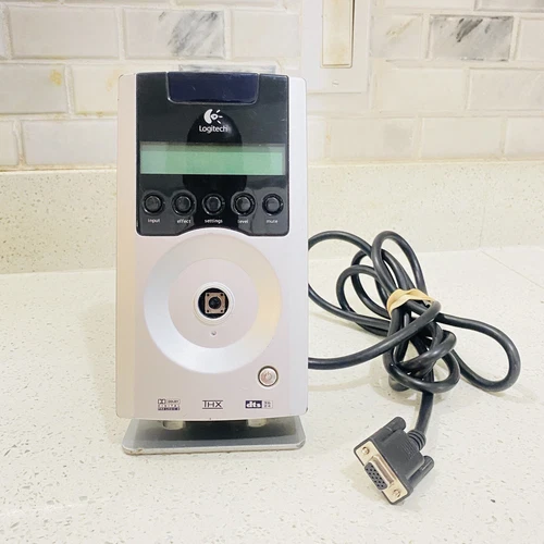 Logitech Z-5500 THX Speaker System Control Unit Pod Missing Volume Knob Read…