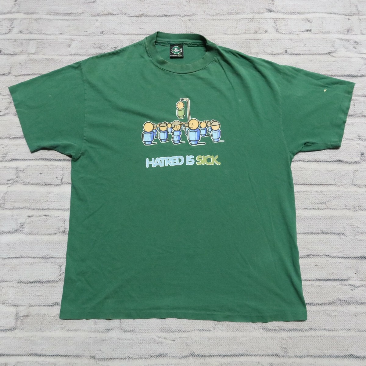 Vintage Blunt Skateboards Hatred is Sick Tshirt Size XL L Skate | eBay
