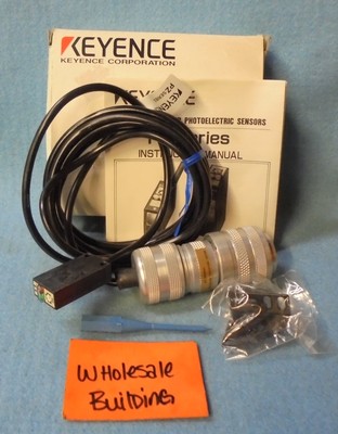 KEYENCE PHOTOELECTRIC SENSOR AMPLIFIER PZ-42L 8 CM DETECTING DISTANCE 12-24 VDC