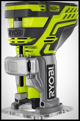 RYOBI Cordless Fixed Base Trim Router 18 V Lithium Ion RYOBI Cordless Fixed Base Trim Router 18 V Lithium Ion