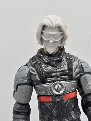 3d Printed METAL HEAD #2 Iron Grenadier 1:18 3 3/4'' GI Joe 25th Anniversary B17