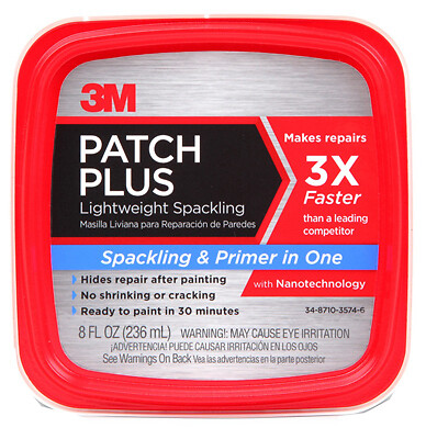 Spackling Patch Plus Primer, 8-oz.