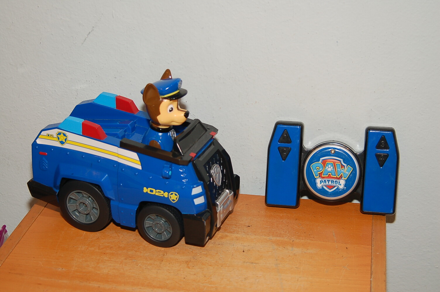 paw patrol chase remote control car