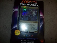 MTG INVENT SUPERIORITY COMMANDER 2016 SEALED DECK FREE SHIPPING WITH TRACKING