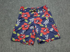 Patagonia Men's Blue Board Shorts Size 31 Floral Print 100 Nylon