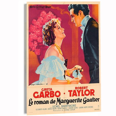 1936 Le Roman de Marguerite Gautier (Camille) Movie Poster or Canvas