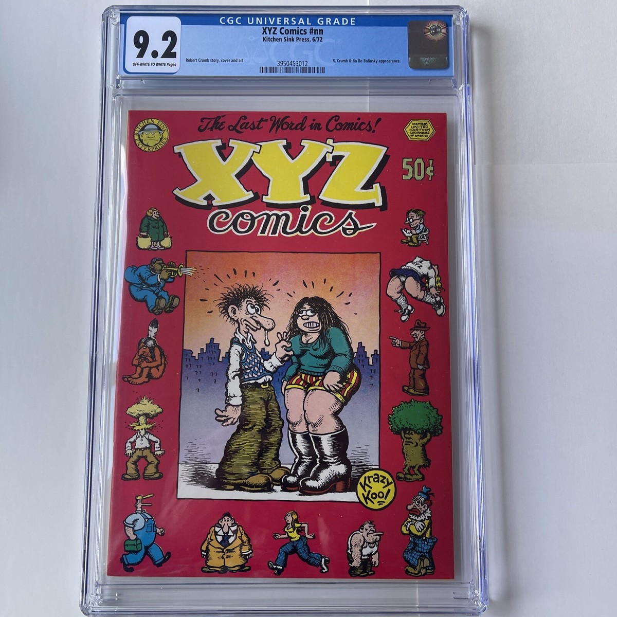 XYZ Comics #NN Kitchen Sink 6/72 CGC 9.2 Off-White To White