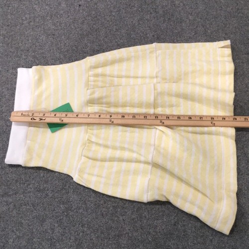Skirt Girl 4 100% Cotton Yellow Sweater Tiered Maxi Skirt Heavy Mom & Pop's Kids - Picture 8 of 9