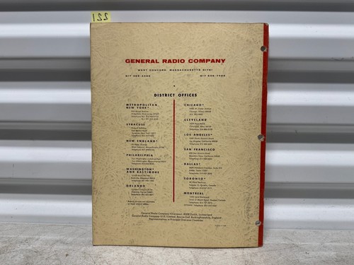 General Radio Type 1236 I-F AMPLIFIER Operating Manual - Zdjęcie 4 z 7