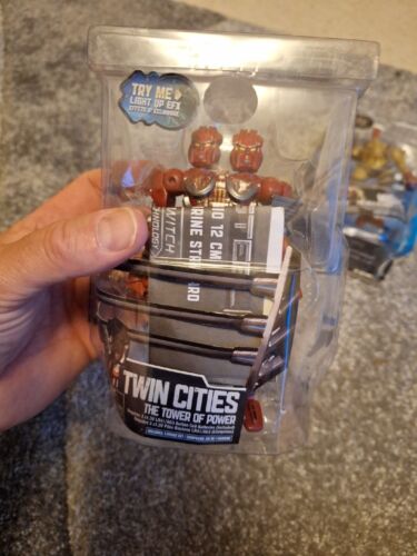 Real Steel  05 twin cities the tower of power Light Up Jakks Pacific  Rare - Picture 1 of 10