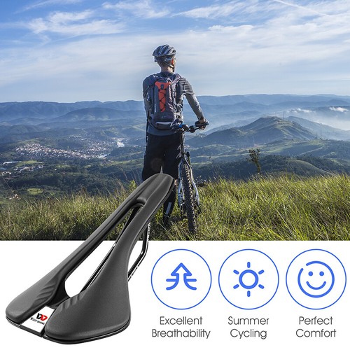 WEST BIKING Bicycle Saddle Road Bike Leather MTB Cycling Seat Saddle Cushion - Picture 53 of 78