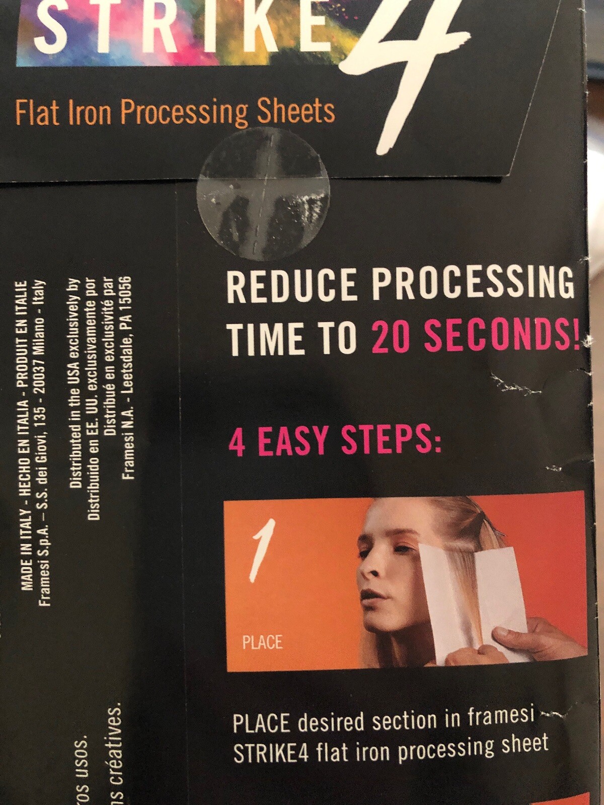 Framesi+Strike+4++10+Flat+Iron+Processing+Sheets+Highlights+in+seconds