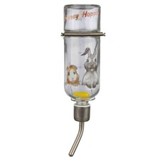 Trixie Glass Small Animal Cage Water Bottle Bite-Proof Rabbit Guinea Pig Hamster