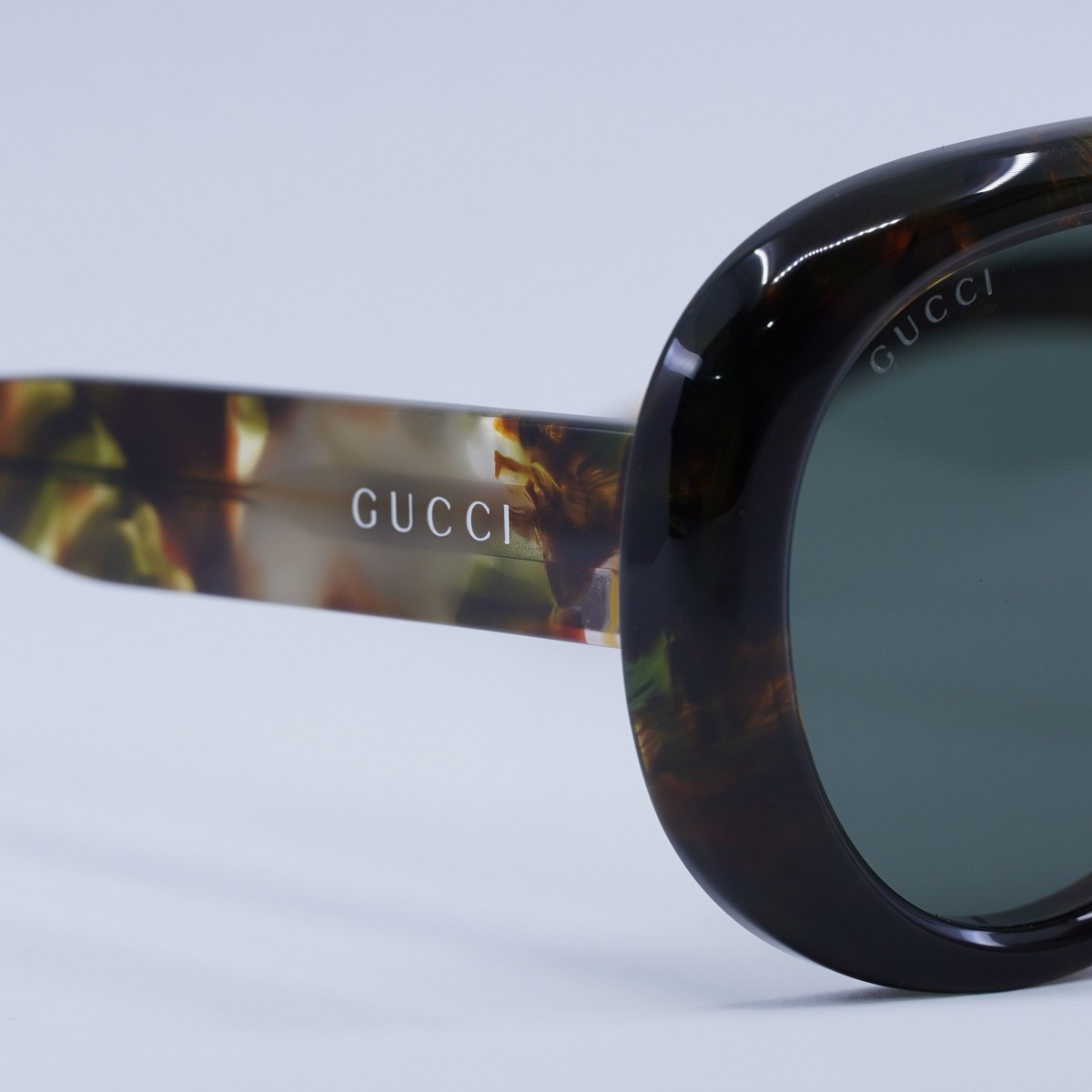 New Gucci GG1909S 001 Shiny Spotted Vintage Havana/Grey 55 New Gucci GG1909S 001 Shiny Spotted Vintage Havana/Grey 55
