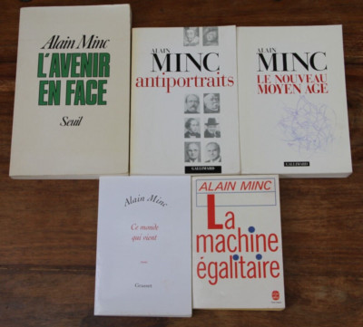 ALAIN MINC - SET MIT 5 BÜCHERN - DIESE WELT, DIE KOMMT - Von 1984 bis 20014 - BE
