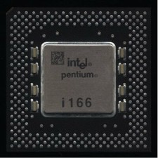 Intel Pentium 166 MHz, socket 7, SY037