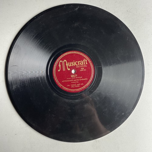 10" 78 RPM-Artie Shaw-Anniversary Song/Guilty/Musicraft 428 - Picture 2 of 4