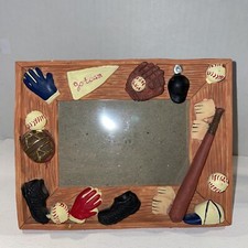 Resin Baseball Ball Game 3D Shadowbox Frame Photo Size 2.75x4.25 Cute