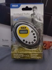 RCA AM/FM Armband Radio Black Model Digital Tuner W/ LCD New  Sealed