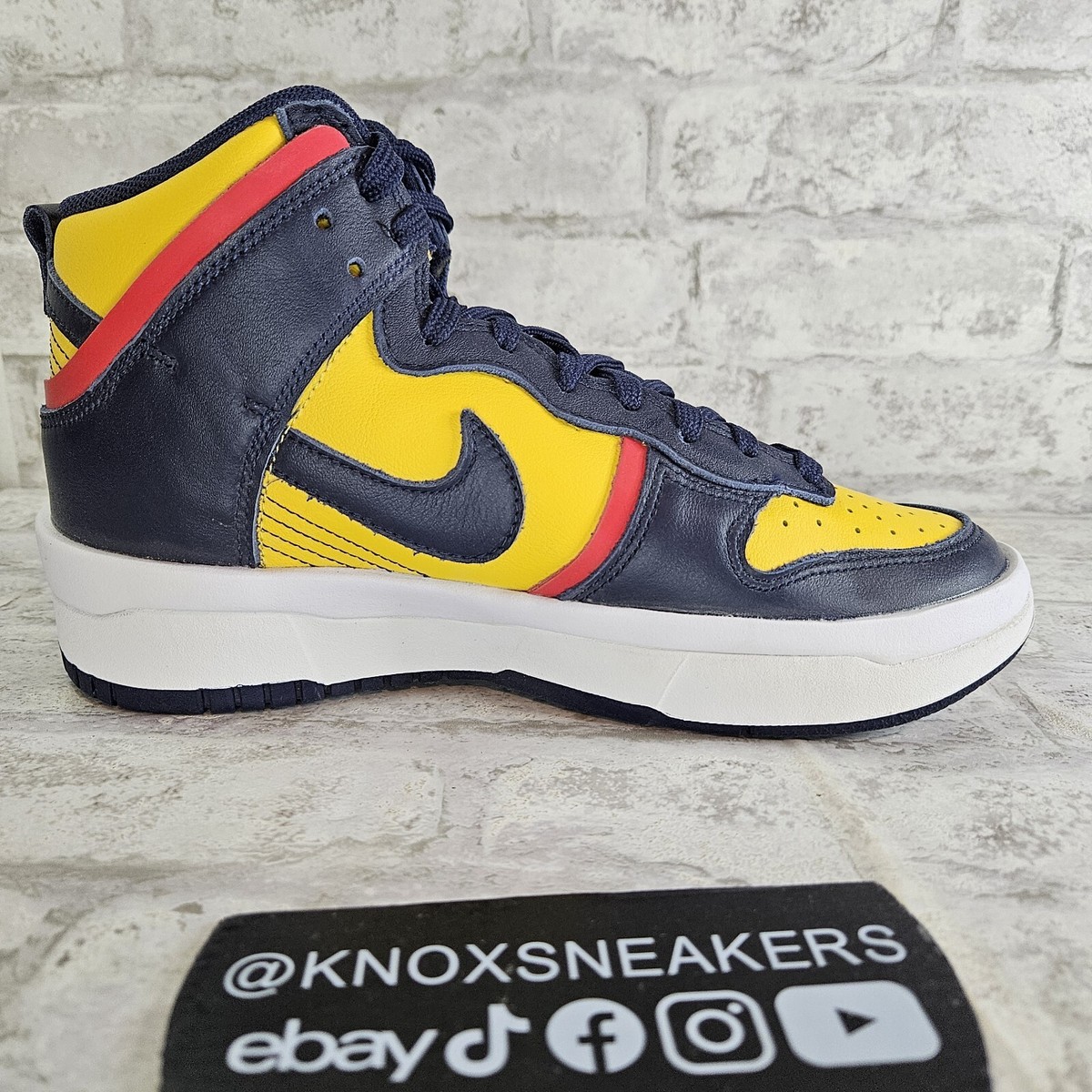 Nike Dunk High Up Rebel 'Michigan' Shoes Sneakers DH3718-701