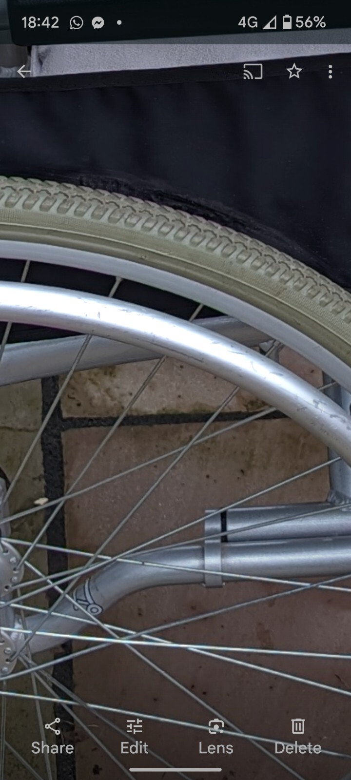 Enigma Ultra Lightweight Aluminium Self Propelled Wheelchair 17" or