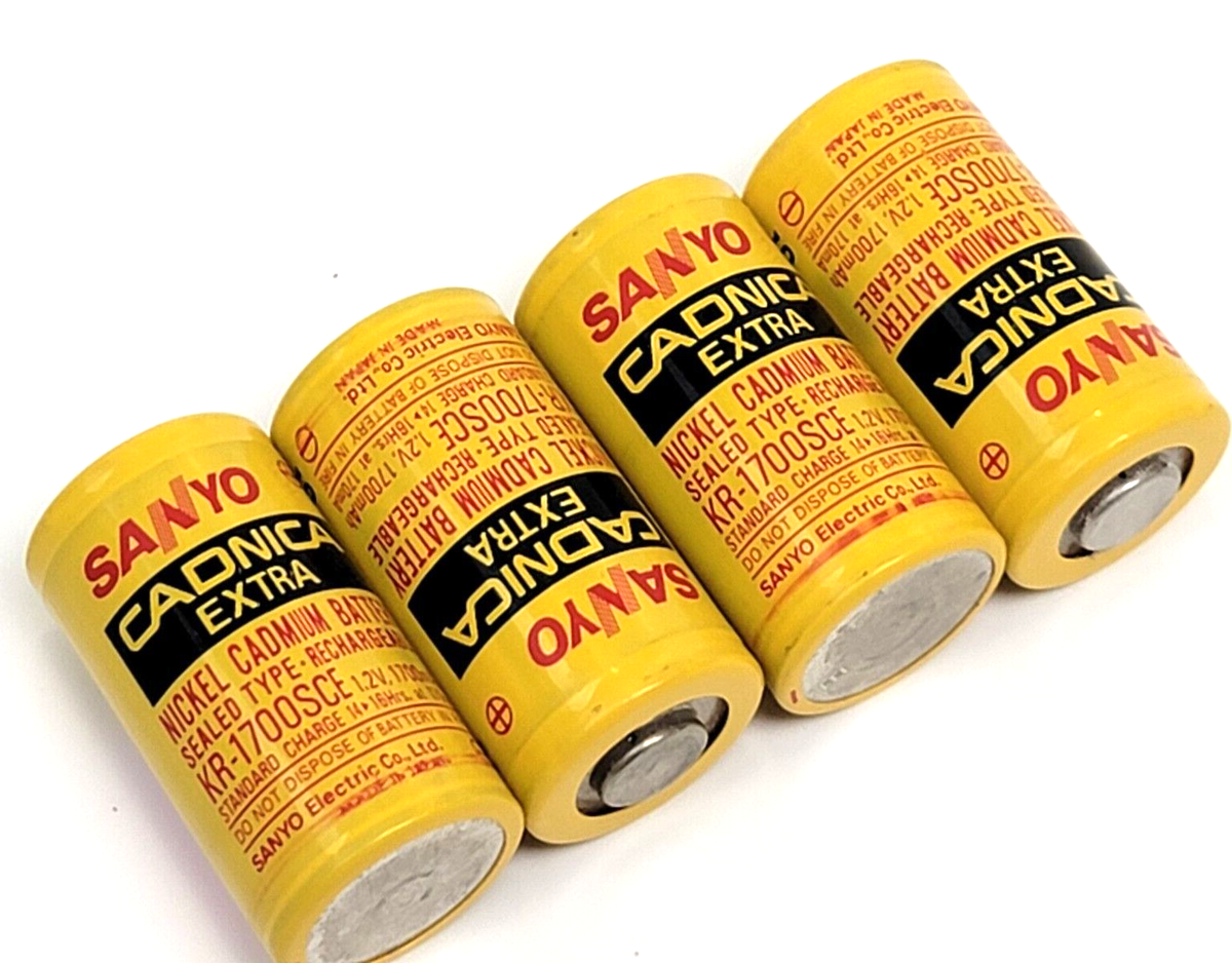 VINTAGE NOS Sanyo 1700 SCE 4-cell Battery Pack KR-1700SCE Trinity