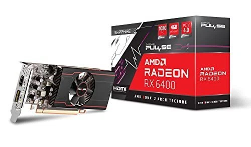 SAPPHIRE PULSE Radeon RX 6400 GAMING 4GB Graphics Board GPU GDDR6 ATX [NEW] - Image 4 of 4