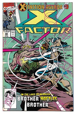 X-Factor #60 (Vol 1) : NM- : ''Brotherhood'' : X-Tinction Agenda : First Print