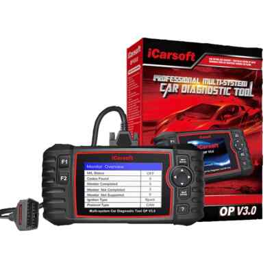 iCarsoft OP V3.0 2025 OPV30 OBDII Diagnosegerät Code Reader Scan Tool USB 2.0