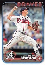 Allan Winans 2024 Topps #494 RC Atlanta Braves