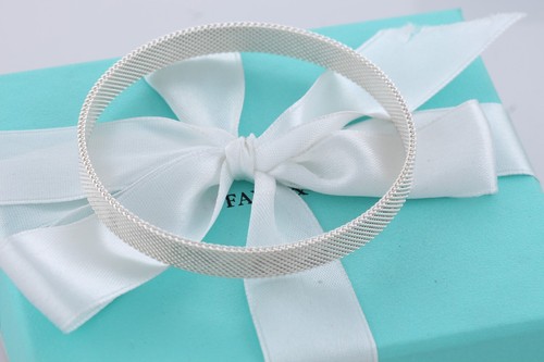 Bracciale Braccialetto Medio Argento Sterling Somerset Rete Stretta Solida - Foto 7 di 11