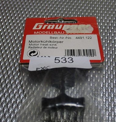 Graupner Motorkühlkörper Artikel-Nummer: 4491.2 Neu / NOS in OVP