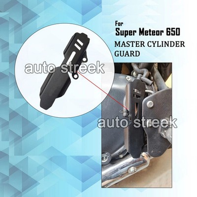For Royal Enfield ''SUPER METEOR 650'' Master Cylinder Guard, Black