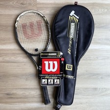 Wilson Hyper Hammer 5.3 Carbon Graphite Tennis Racket Grip 4.5 27” Length & Case